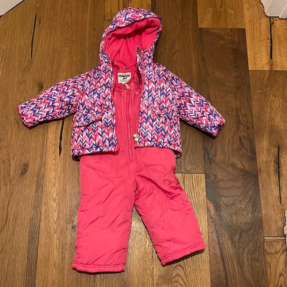 Snow bib and jacket set! Size 2T